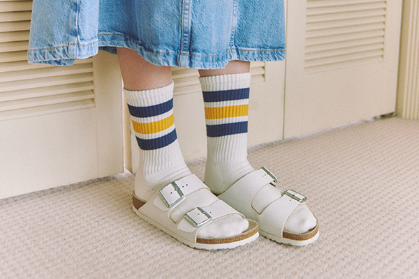 Top Line Pile Socks 3本ラインミドルパイルソックス