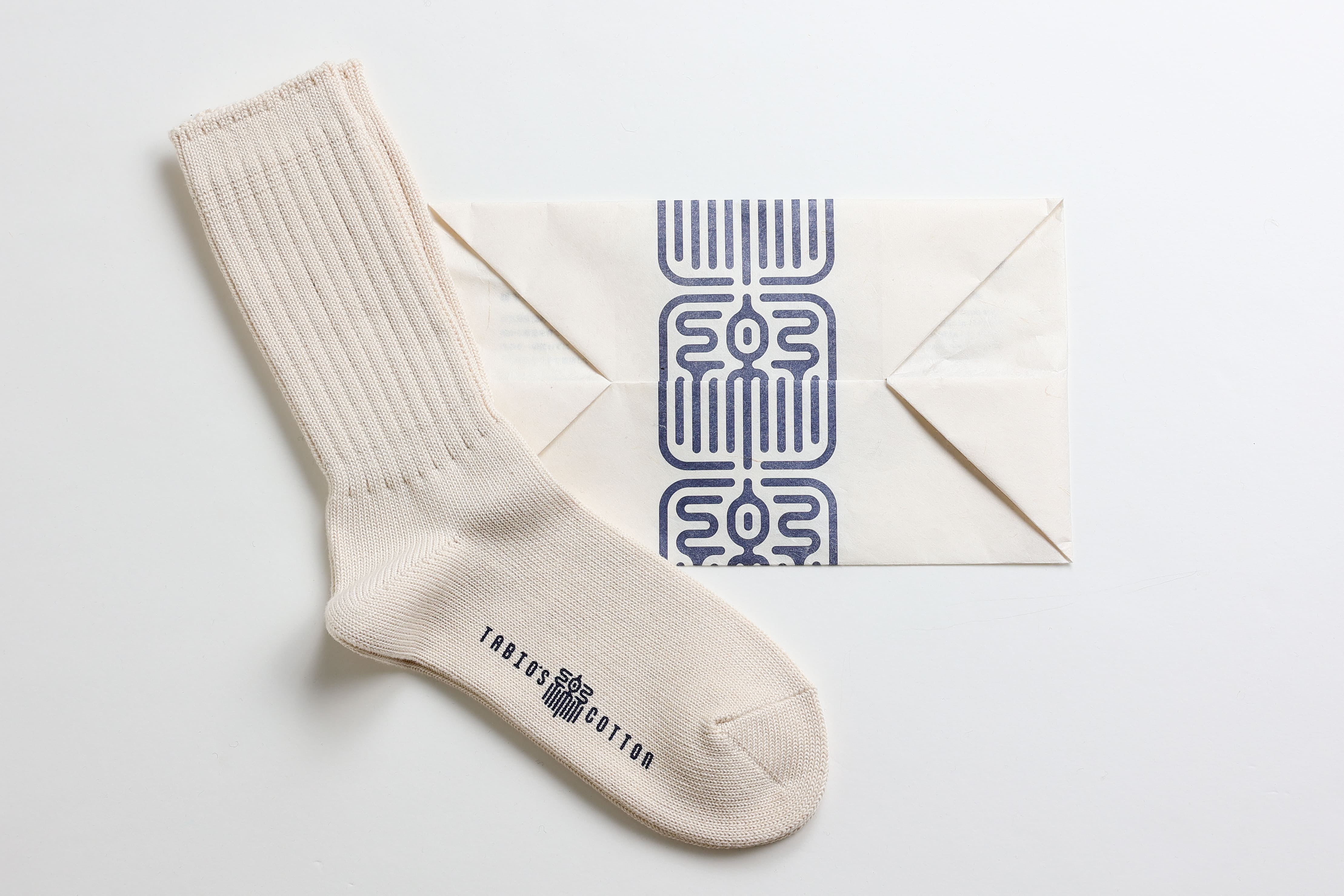 TABIO’S COTTON リッチェル編みクルーソックス