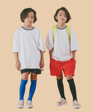 solid high socks